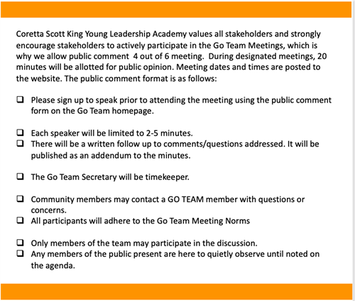 PUBLIC COMMENT